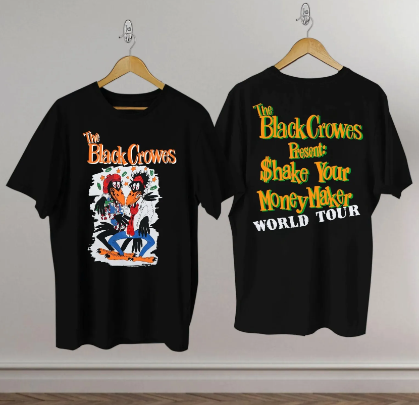 Vintage 1990 Black Crowes Shake Your Money Maker World Tour Shirt - Copy