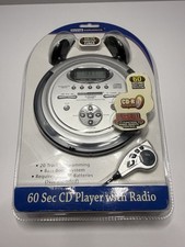 Living Solutions Portable CD Player With Radio AM/FM Digital Tuner New