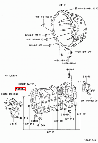 Genuine LandCruiser HZJ76 HZJ74 HZJ71 HZJ105 Front Gearbox Input Shaft Oil Seal - Picture 5 of 20
