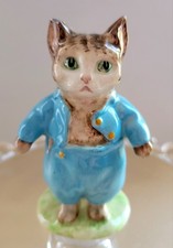 Beatrix Potter Tom Kitten Warne Porcelain 3.5" Figurine Beswick England Read 