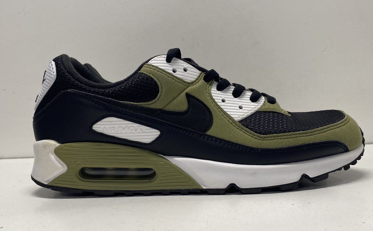 Nike Olive/black/white Solid Sneaker Athletic Sne… - image 3