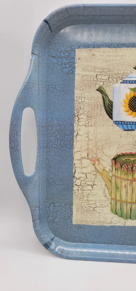 Vintage Pimpernel Tea In The Garden Melamine Serving Tray Julie Huber - Image 2 of 4