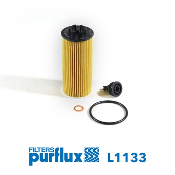 ÖLfilter Purflux L1133 Filtereinsatz FüR BMW X1 F48 X2 F39 2Er Active Tourer F45-image