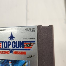 Top Gun The Second Mission Nintendi Nes Pal A Ita Cartridge
