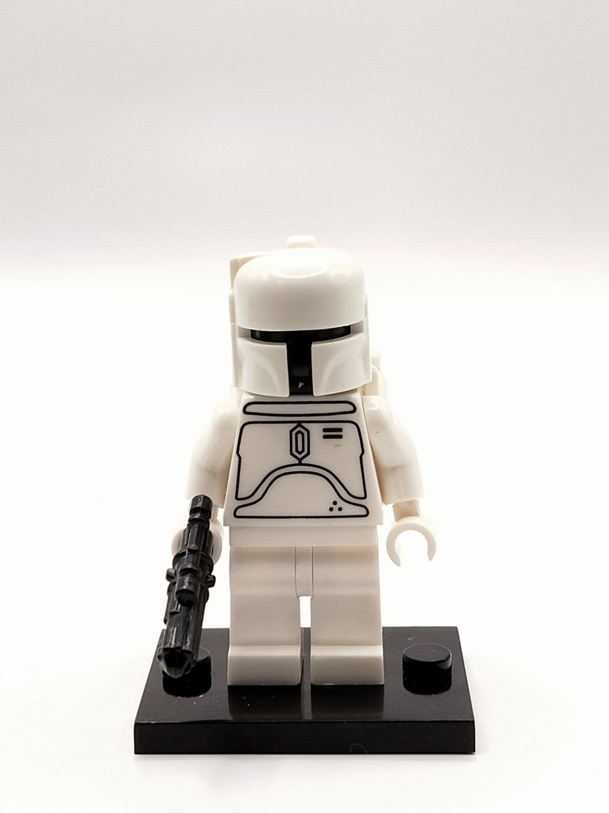 Minifigura Lego Personalizada Star Wars Blanco Boba Fett 30 Aniversario Episodio V