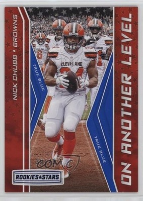 2019 Panini Rookies & Stars On Another Level True Blue /49 Nick Chubb 1dm4