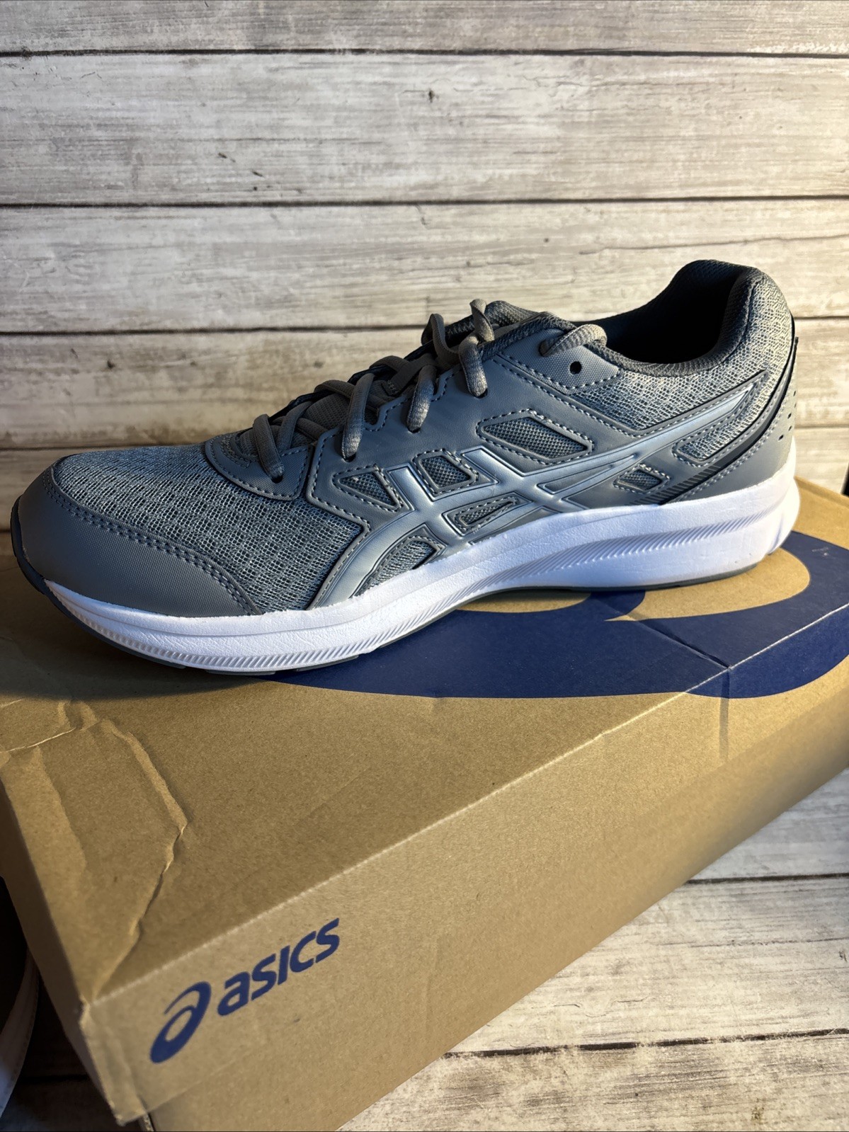 ASICS Men Jolt 3 Running Sneakers Shoes Stone Grey/Glacier Grey, Size 10.5 NEW thumbnail 7
