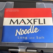 MAXFLI Noodle Long  Soft Golf Balls Box Of 9 NINE  New In Box