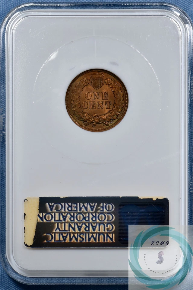 1903 1C Indian Head Cent NGC MS 65 RB w/CAC - Creamy Satin Red Surfaces!!! - Image 2 of 4