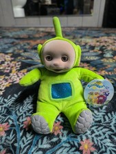 1998 Teletubbies GREEN DIPSY CHARACTER 6" Plush STUFFED ANIMAL Toy w/ TAG