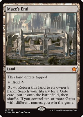Maze's End [Foundations] Foil Near Mint