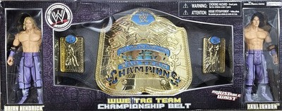 WWE Brian Kendrick & Paul London Action Figures w/ Tag Team ChampionshipBelt