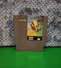 The Simpsons 3 Game Cartridge Lot - NES vs World Space Mutants Radioactive Man