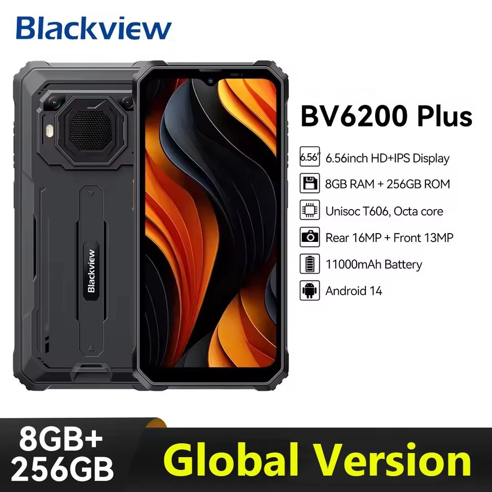 Blackview BV6200 Plus Rugged Phone 11000mAh 6.56'' NFC Octa Core T606 8GB 256GB - Image 2 of 4