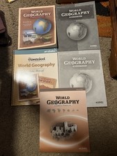 Abeka World Geography Textbook Set Student/Te...