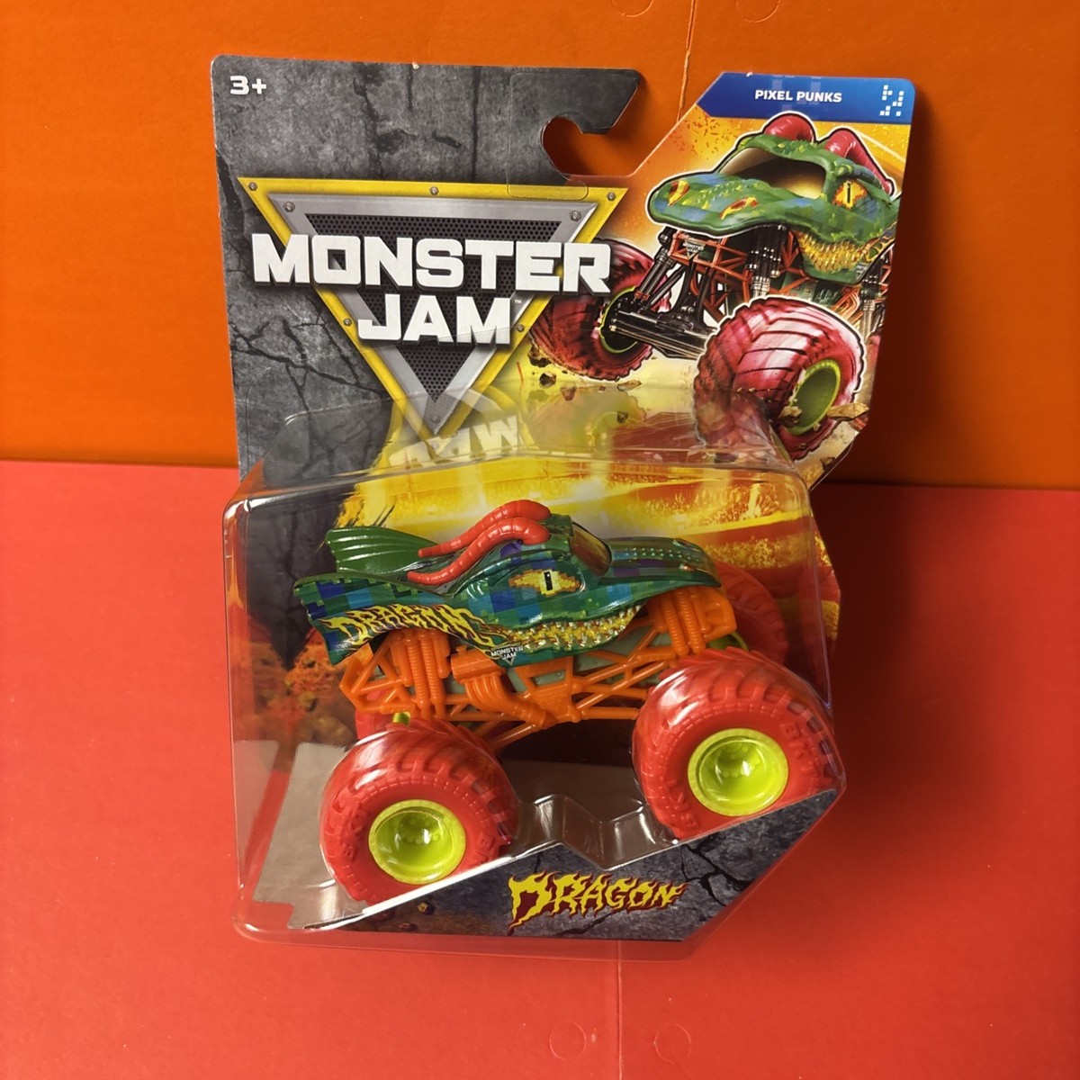 VALIEM MONSTER WARP HALF L&R 2個セット SPIN MASTER MONSTER JAM 2026 1/64 DRAGON PIXEL PUNKS SERIES 45
