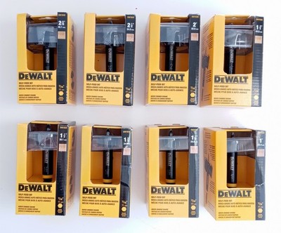 Dewalt DMSELF7-P 8pc Self Feed Wood Drill Bit Merchandiser