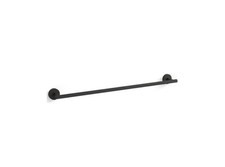 Kohler Elate 24in Wall-Mount Bathroom Towel Bar - Matte Black