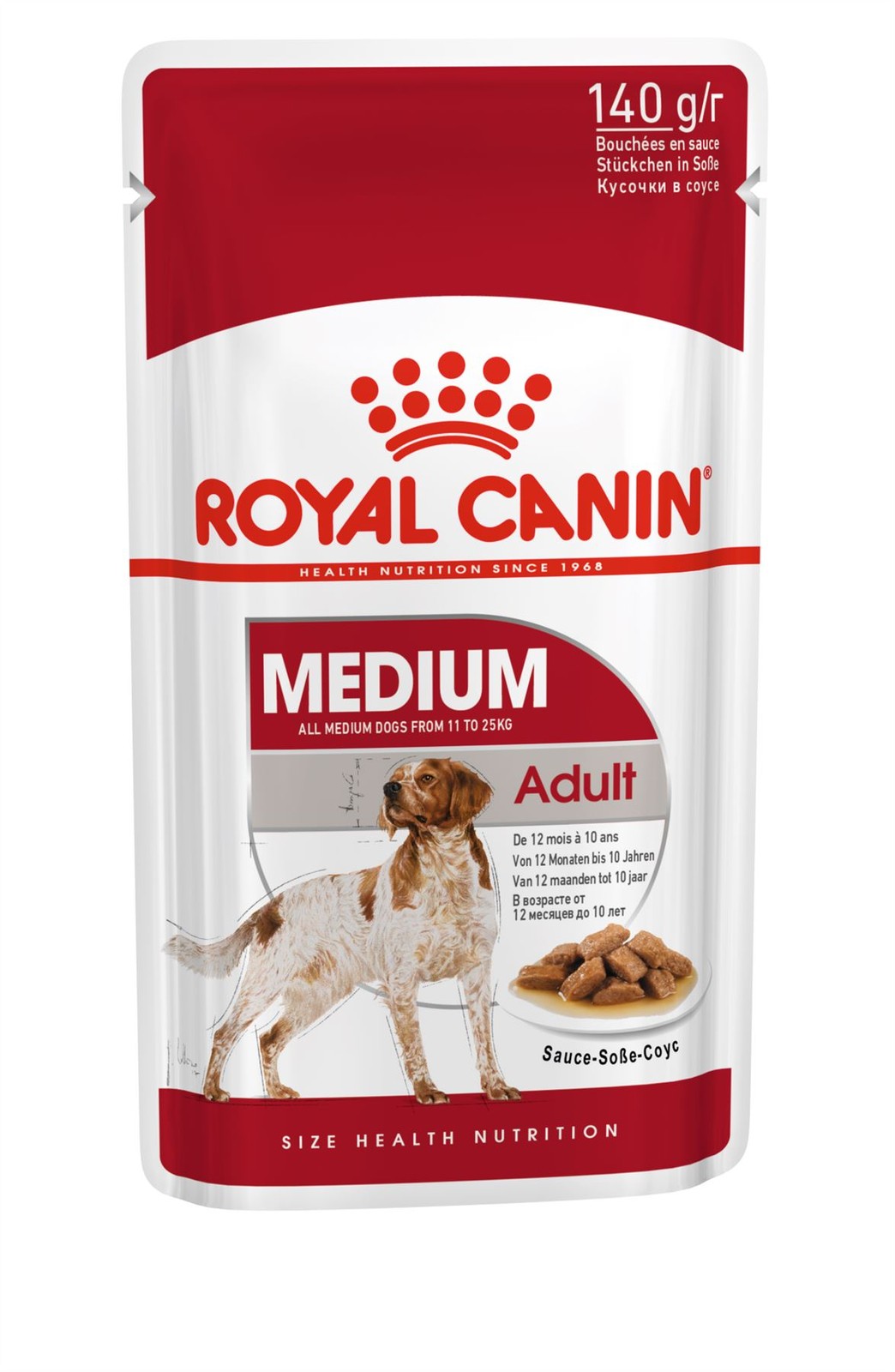 Royal Canin Size Royal Canin Medium Adult In Gravy - 10 X 140G - Image 5