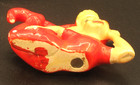 Vintage MCM ~RARE~ Pixie Elf Red Laying Down Pointy Shoes Christmas (Paint Wear) — photo 5