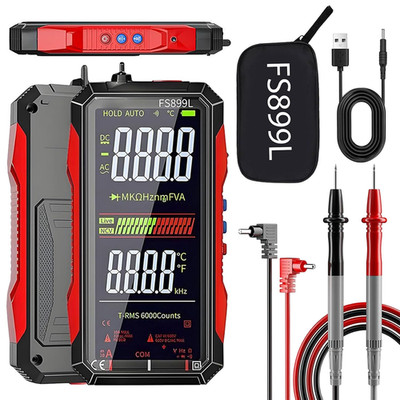USB Rechargeable Digital Multimeter, 2026 Upgraded Fs899L Multimeter, Automatic