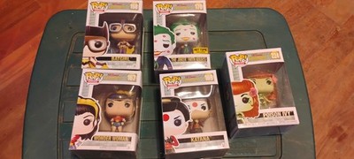 Funko Pop! Vinyl Set Of 5 DC Comics Bombshells #167-170 & 224 Figure Heroes