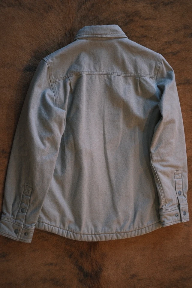 Filson fleece lined Jac-shirt Grey/Khaki Small - Image 3 of 4