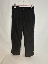 The Children  s Place Kids Unisex Size 8 Black Snow Ski Pants Fleece Line