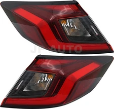 For 2022-2024 Honda Civic Hatchback Taillight Pair