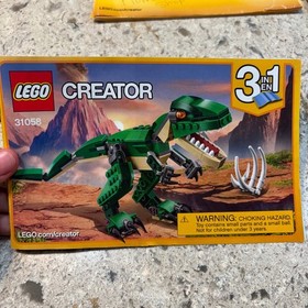 Lego Creator Instruction Manual Lot 31026 4996 31058 Bike Shop Beach House Dino