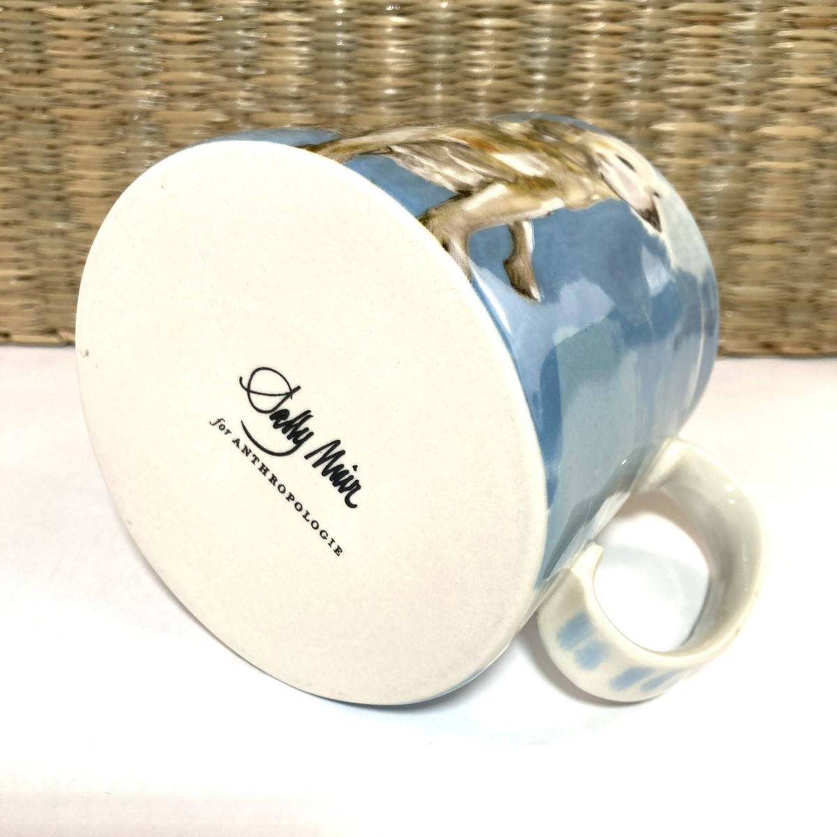 SALLY MUIR Anthropologie Mug Labrador DOG-A-DAY Golden Retriever