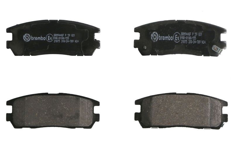 Fits BREMBO P 59 021 Brake Pad Set, disc brake P 59 021 Brake pads set rear , f - Image 12