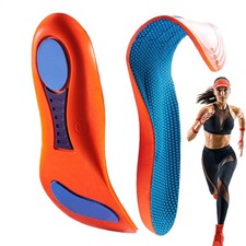 1Pair Arch Support Insoles for Casual Shoes Heel Cushioning Shoe Inner Soles