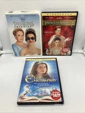 Anne Hathaway Preowned DVD Lot of 3: The Princess Diaries & 2, Ella Enchanted