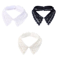 Detachable Collar Women Stylish Elegant Half Shirt Blouse Collar Neckwear Choker