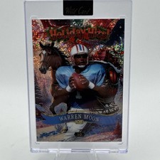Warren Moon 1/2 Wild Card Holiday Hits RARE Houston