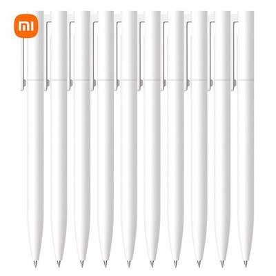 Xiaomi White Gel Pen 4x Writing Capacity 0.5 mm Tip Ideal for School Use 10PCS