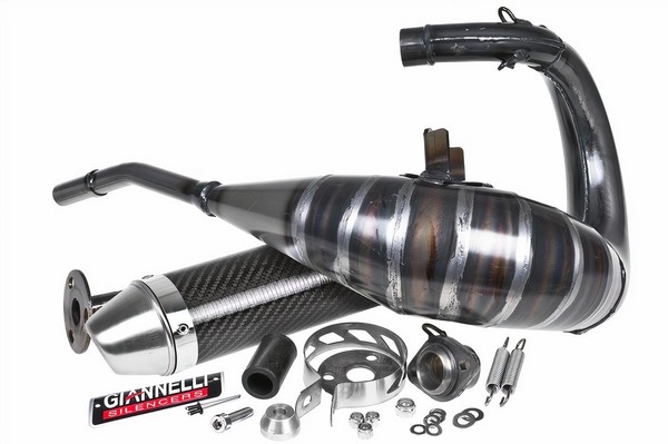 Auspuff Giannelli Enduro Carbon FüR Derbi DRD PRO 50 06- (E)-image