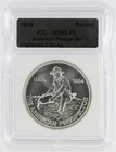 1984 Engelhard American Prospector Silver Eagle ICG MS68PL S$1 Silver Round