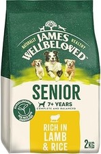 James Wellbeloved Dog Senior Hypoallergenic Dry Food Lamb and Rice 2 kg 6.60 per kilo