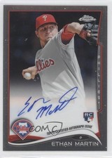 2014 Topps Chrome Image Variation Rookie Auto Ethan Martin #128 Auto 2u3