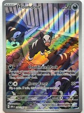 Houndour Illustration Rare 204/197 - SV03: Obsidian Flames - Pokemon TCG on eBay