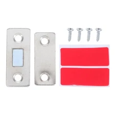22 Sets Cupboard Magnetic Catch Steel Magnets For Sliding Door Closets