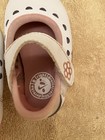 NIKE SWOOSH WHITE MARY JANES BABY CRIB SHOES FLOWERS On SOLES Worn Briefly SZ 2c — photo 5
