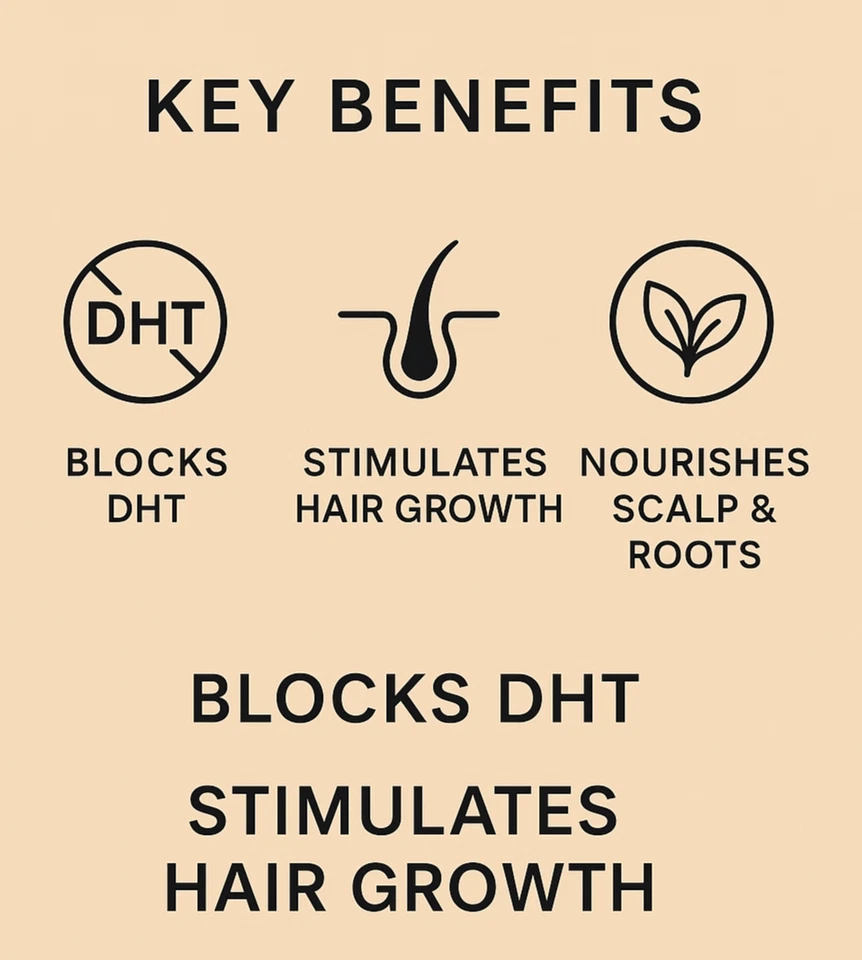 DERMOXIL-18 Hair Growth Oil Serum | DHT Blocker 18 Organic Oils | Stop Hair Loss - Image 4 of 4
