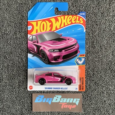 Hot Wheels 20 Dodge Charger Hellcat Pink #240 Mainline 2025 Case N