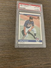PSA 8 1984 Fleer Update Kirby Puckett #93 RC ...