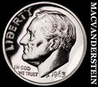 1963 Roosevelt Dime- Silver Choice Gem Proof Luster No Reserve #i8018
