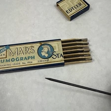 Vintage 1930s 4H Mars Lumograph Drawing Leads No 1904 11 Leads Staedtler Germany