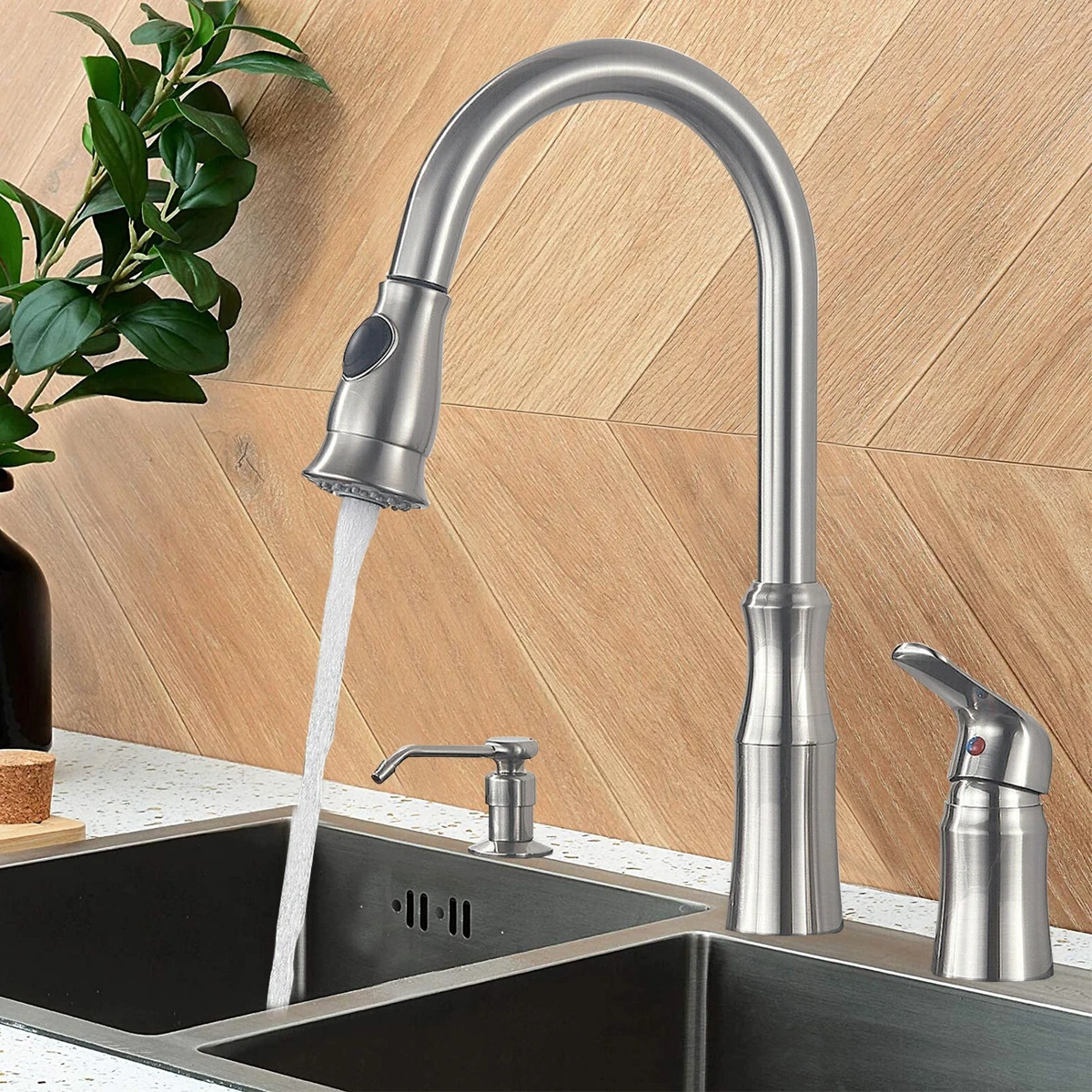 3 hole kitchen sale faucet